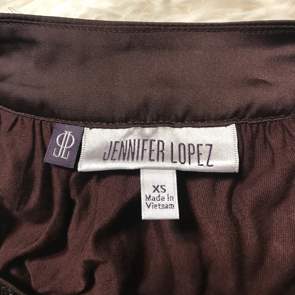 NWT Jennifer Lopez Sequin Brown Halter Top size XS - Picture 6 of 8